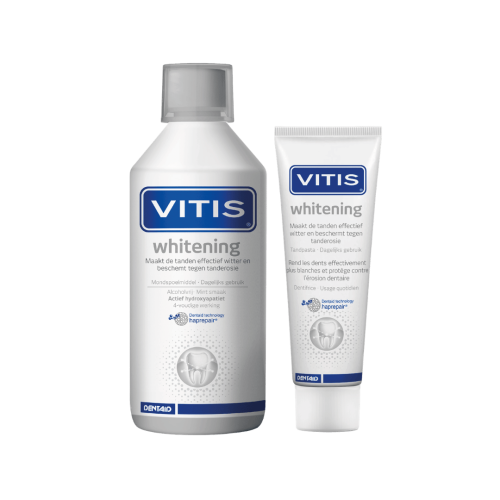 VITIS Whitening Mondwater + Tandpasta